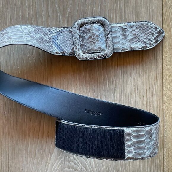 Gorgeous genuine python belt by Italian leathermaster de Nicola, NWOT, 85cm main image 9